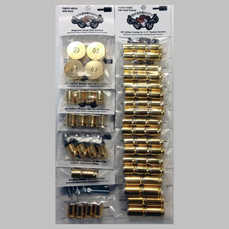 HarleyDavidson Twin Cam Authentic Bullet Casing Screw Cover Kit Plus