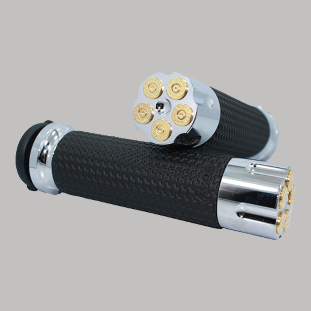 5 Shooter .357 Magnum Memory Foam Hand Grips for HarleyDavidson